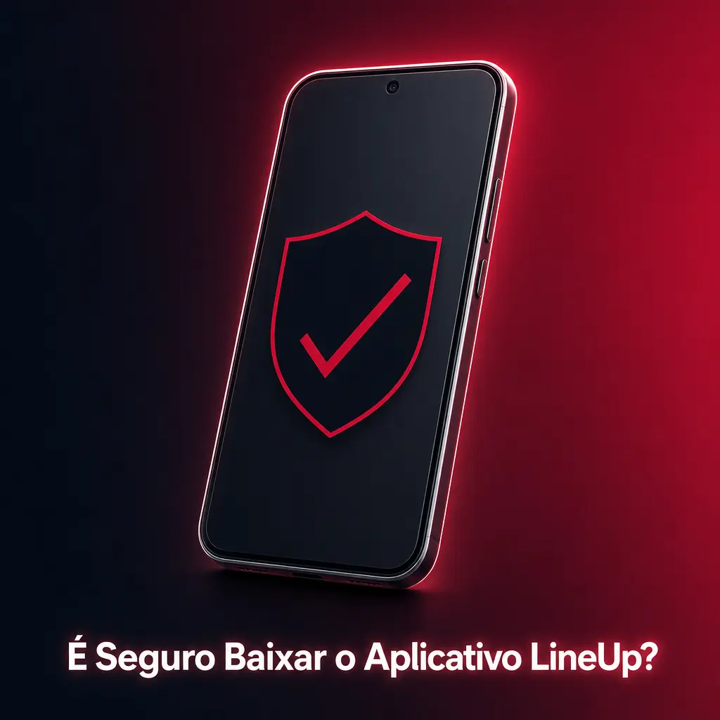 Aplicativo LineUp com licença internacional e criptografia SSL, garantindo segurança para apostas online no Brasil.